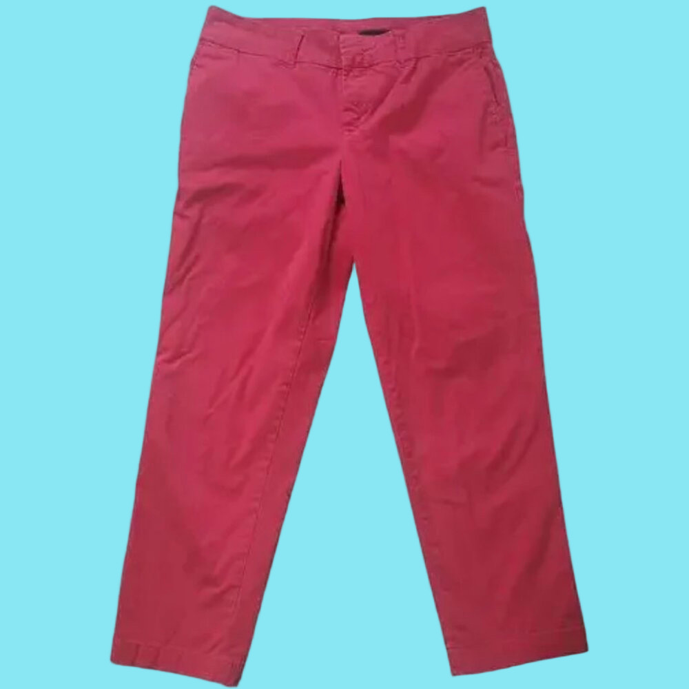 Kut from the Kloth Pink Crop Trouser Pants - Picture 2 of 12